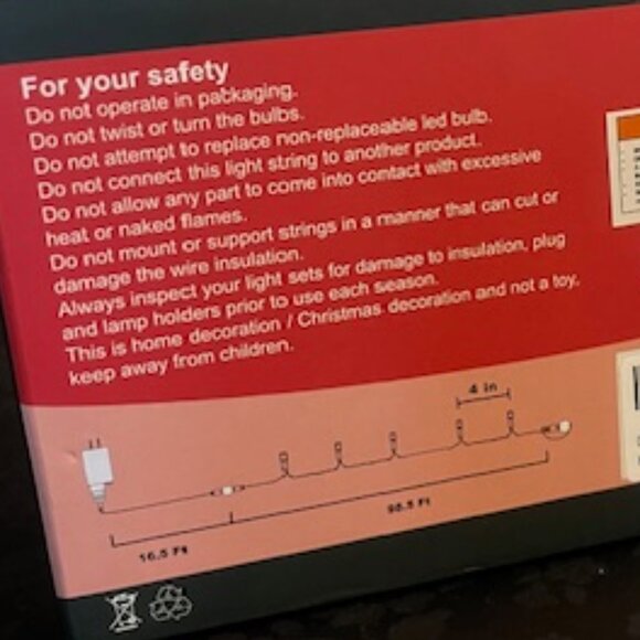 300 LED String Lights (NIB) - Picture 2 of 8